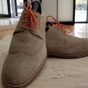 Mens suede Wingtips